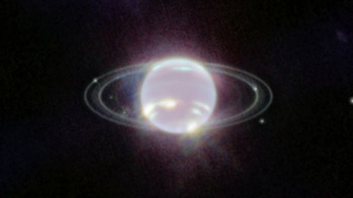 Космический телескоп Джеймс Уэбб открыл новые кольца планеты Нептун (фото)