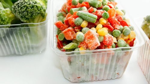 овощи в морозильной камере