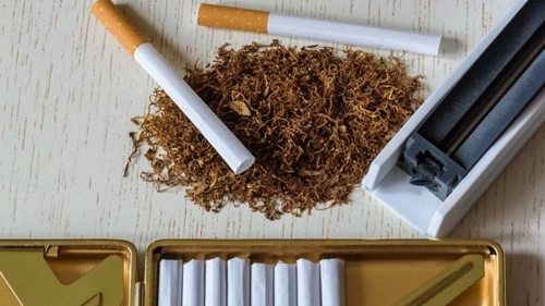 табак и гильзы