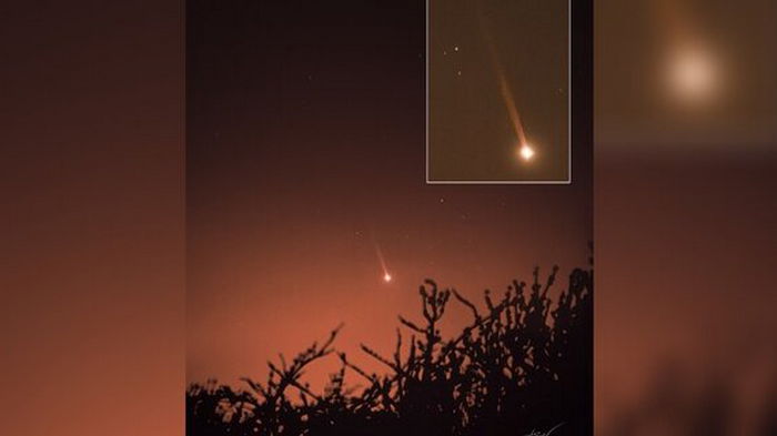 Астрофотограф показал, как выглядит с Земли «кометный» хвост Меркурия