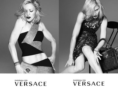 Madonna fore Versace