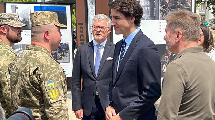 Премьер-министр Канады прибыл в Киев