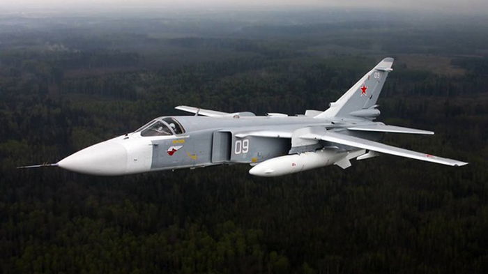 В России упал самолет Су-24М