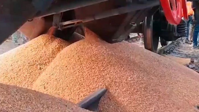 Поезд с зерном, которое рассыпали поляки, направлялся в Германию — УЗ