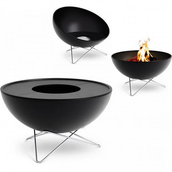 Гриль-очаг HOEFATS BOWL 70 PLANCHA BBQ SET LOW