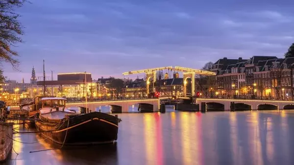 мост Magere Brug мост Magere Brug