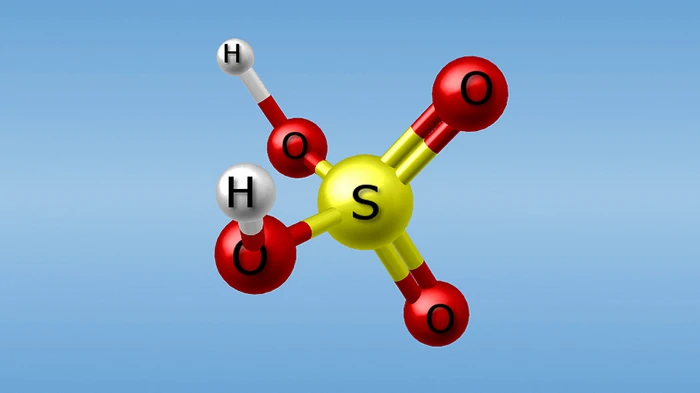 серная кислота H₂SO₄
