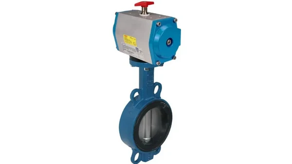 фланцевый поворотный затвор