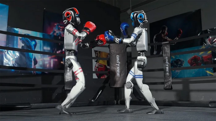 В Китае прошли первые в мире бои роботов-гуманоидов (видео)