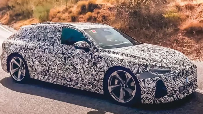 Audi тестирует новый RS6 с ДВС (видео)