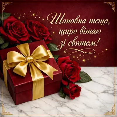 Офіційні та поважні привітання тещі