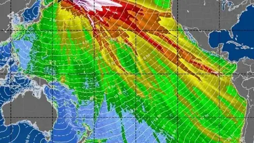 Впервые в истории гигантское цунами запечатлели из космоса: охватило весь Тихий океан (фото)