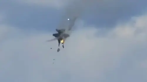 В США на авиашоу столкнулись два военных самолета