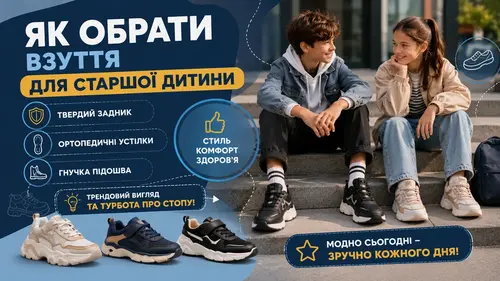 яскраве взуття для хлопця