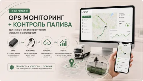 GPS моніторинг з контролем палива: вигідне рішення для бізнесу