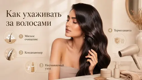 Как ухаживать за волосами, чтобы они были гладкими и блестящими