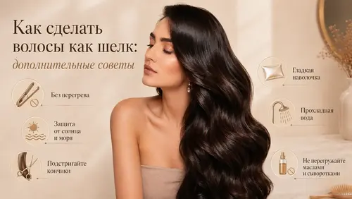 Как сделать волосы как шелк: советы