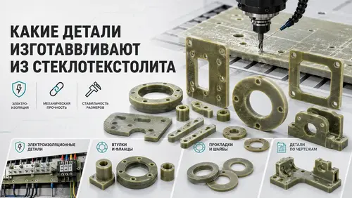 Какие детали изготавливают из стеклотекстолита