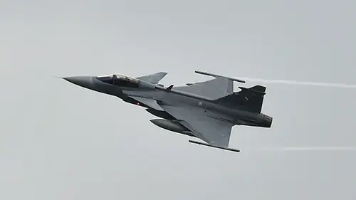 Истребитель Gripen разбился в Венгрии