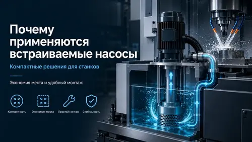 Почему применяются встраиваемые насосы