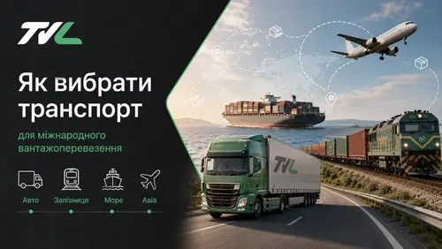 Як вибрати транспорт для міжнародного вантажоперевезення