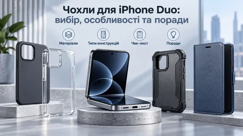 Чохли для iPhone Duo: вибір, особливості та поради