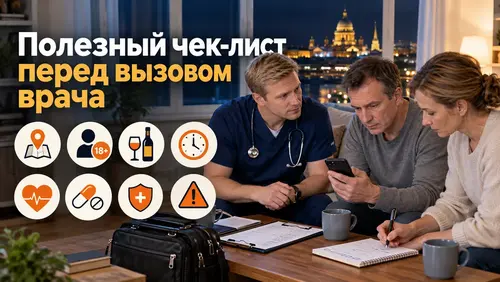 Полезный чек-лист перед вызовом врача