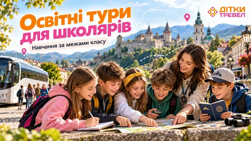 Освітні тури для школярів від «Дітки Тревел»: навчання, яке виходить за межі класу