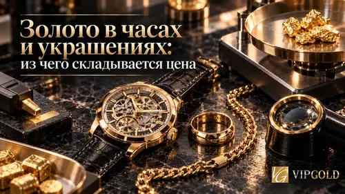 Золото в часах и украшениях: из чего складывается цена
